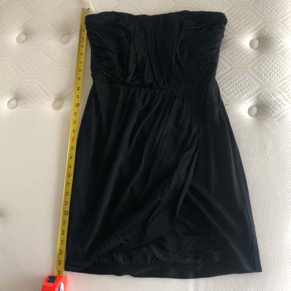 Shoshanna black strapless dress
